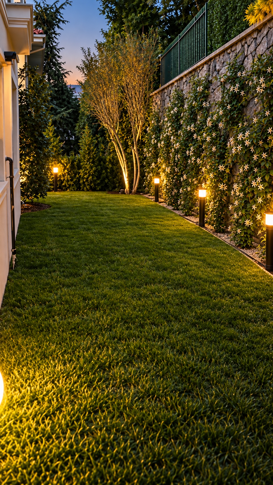 Bahçeşehir Günışığı Villaları peyzaj, pergola ve dış mekân tasarımı uygulaması - 6
